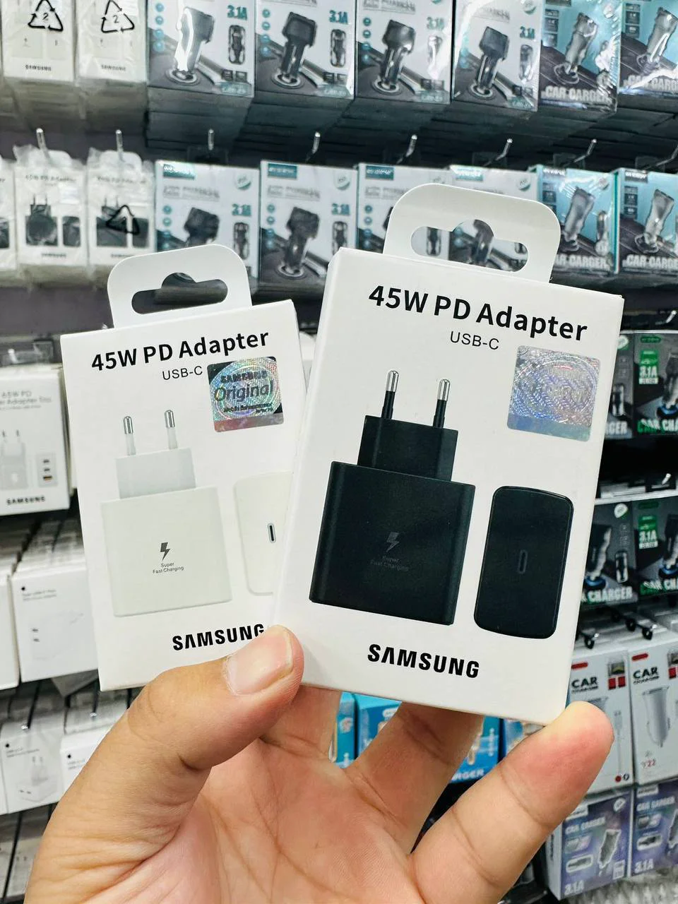 Адаптер Samsung 45w USB-C White