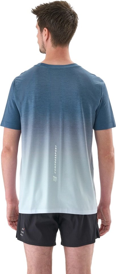 Футболка Compressport синий купить,NaN