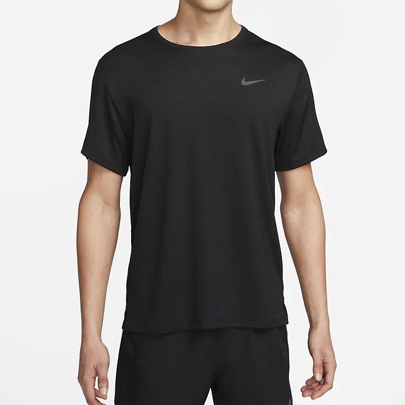 Футболка Nike однотонный черный купить,NaN