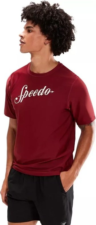 Футболка Speedo надпись бордовый купить,NaN