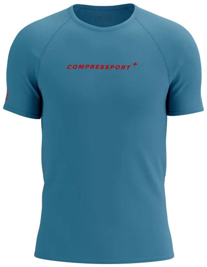 Футболка Compressport синий купить,NaN