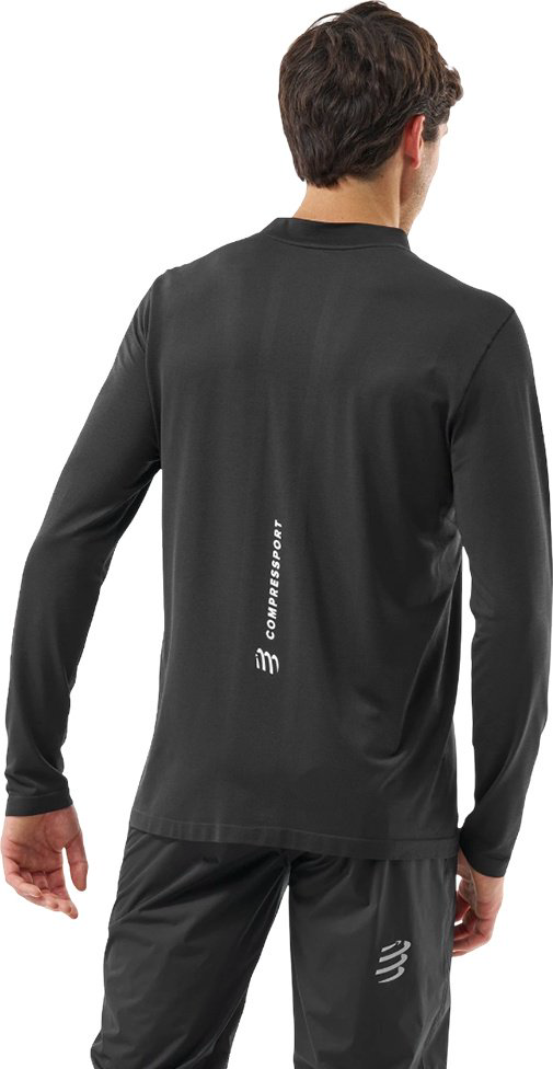 Лонгслив Compressport черный купить,NaN