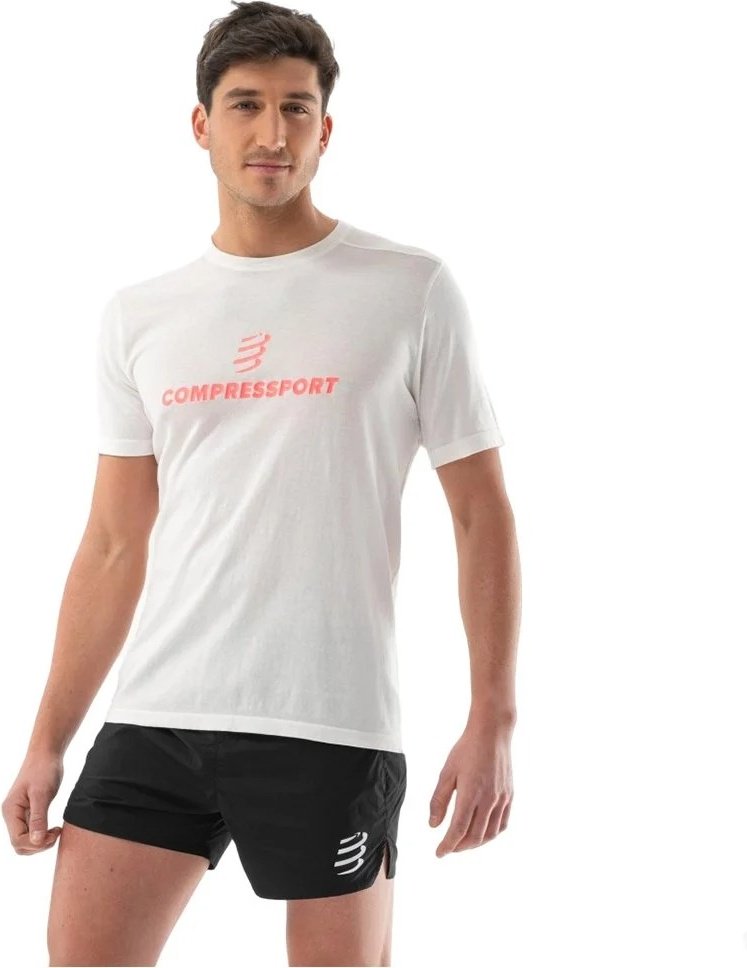 Футболка Compressport белый купить,26900