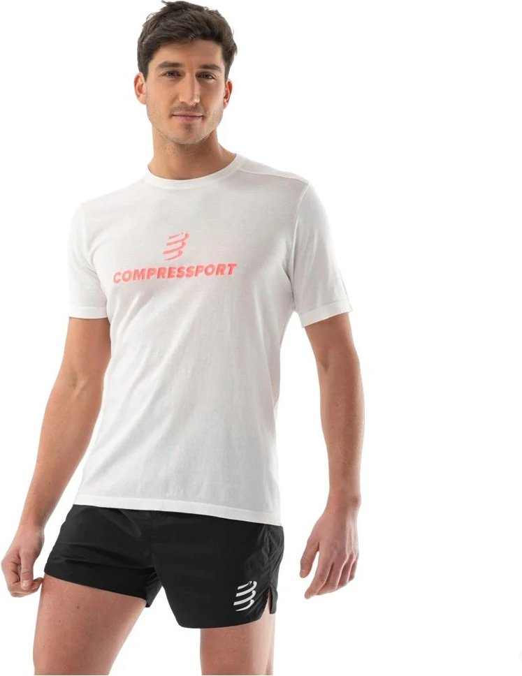 Футболка Compressport белый купить,26900