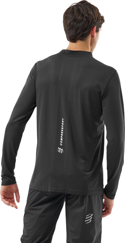 Лонгслив Compressport черный
