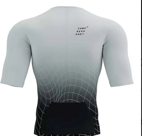 Футболка Compressport черный, белый