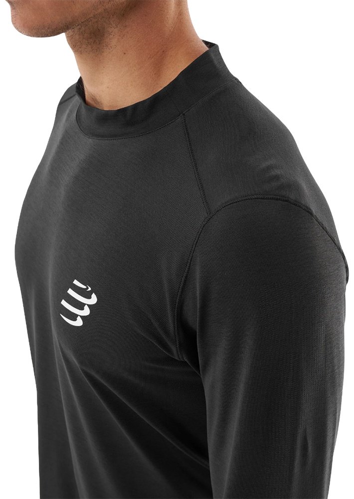 Лонгслив Compressport черный купить,39900
