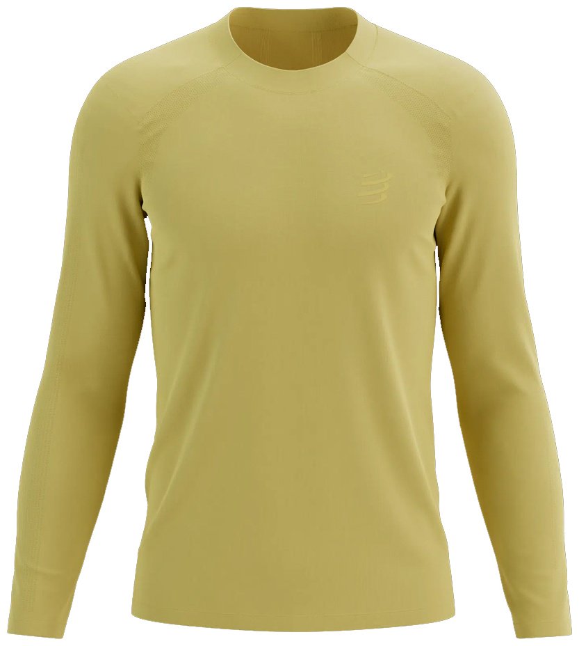 Лонгслив Compressport желтый купить,39900