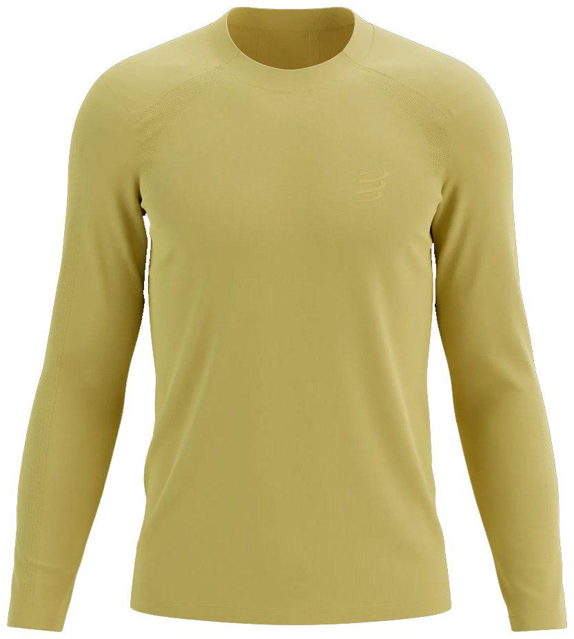 Лонгслив Compressport желтый купить,39900