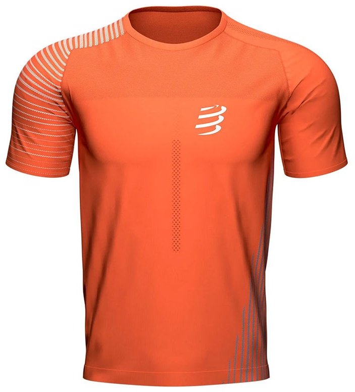Футболка Compressport оранжевый купить,NaN