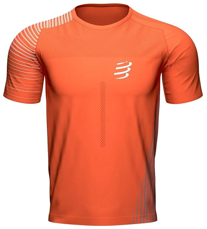 Футболка Compressport оранжевый купить,NaN