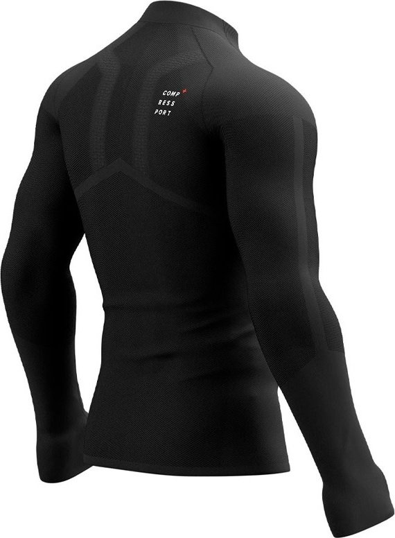 Лонгслив Compressport черный купить,NaN