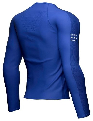 Лонгслив Compressport синий купить,NaN