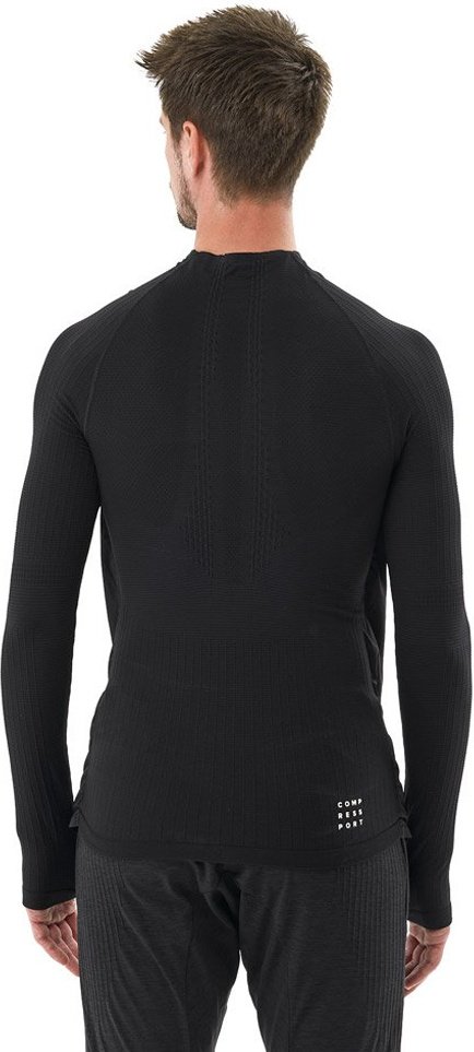 Лонгслив Compressport черный купить,NaN