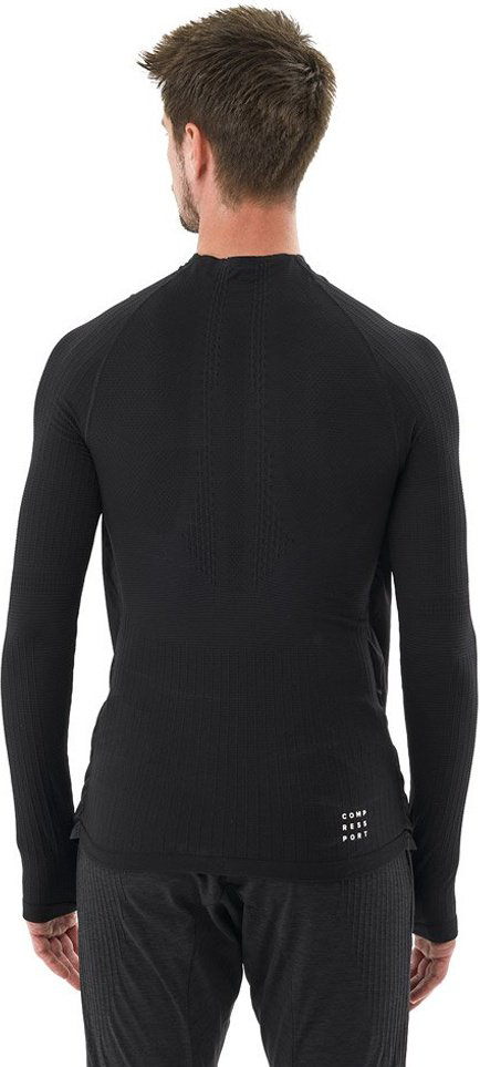 Лонгслив Compressport черный купить,NaN
