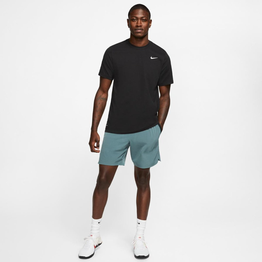 Футболка Nike M NK DRY TEE DFC CREW SOLID черный купить,NaN