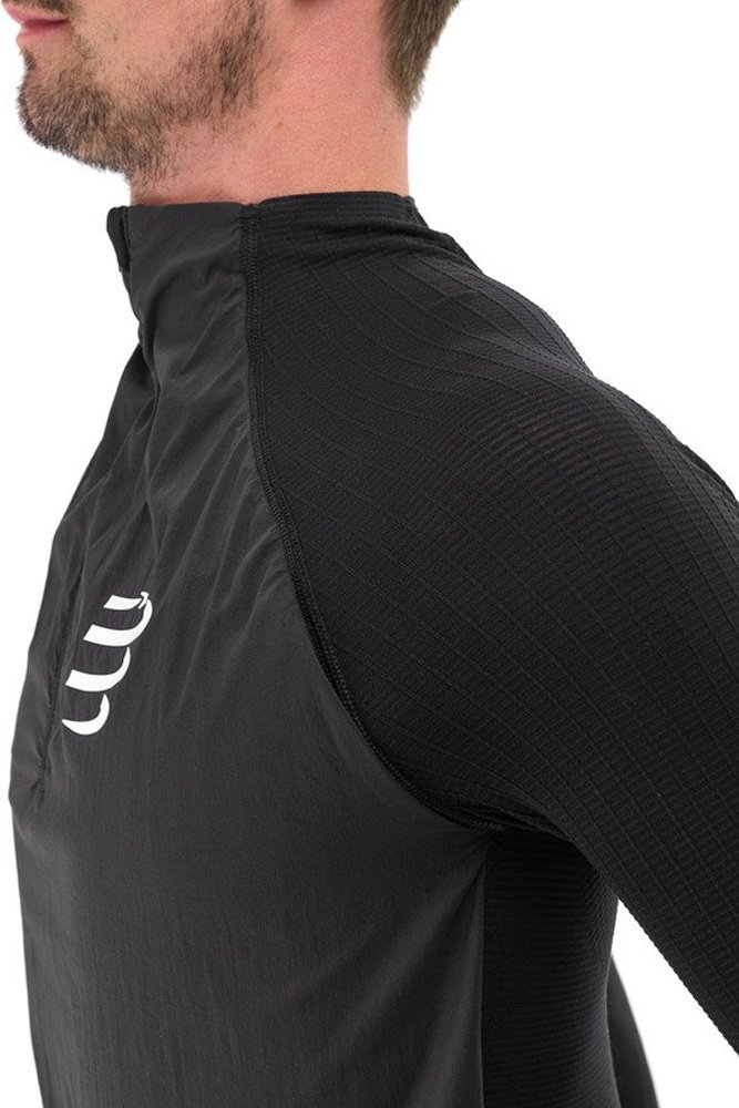 Лонгслив Compressport черный купить,67900