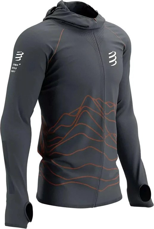 Лонгслив Compressport черный купить,NaN