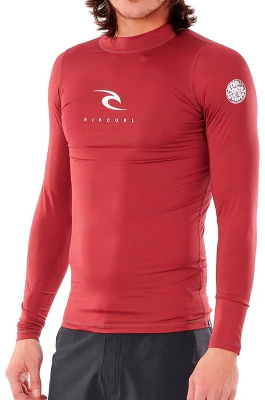 Лонгслив Rip Curl бордовый купить,NaN