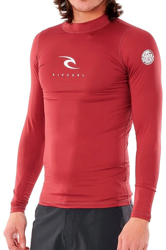 Лонгслив Rip Curl бордовый купить,NaN