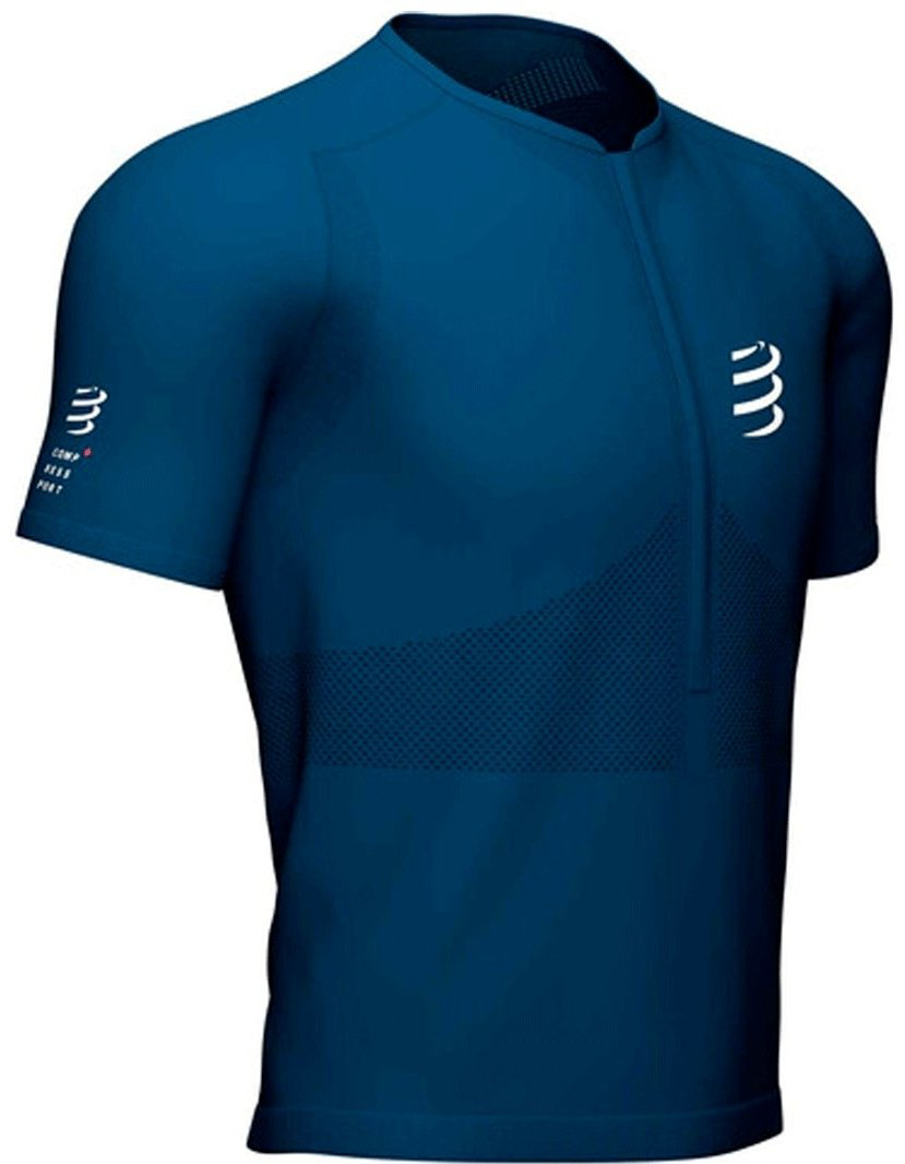 Футболка Compressport синий купить,NaN