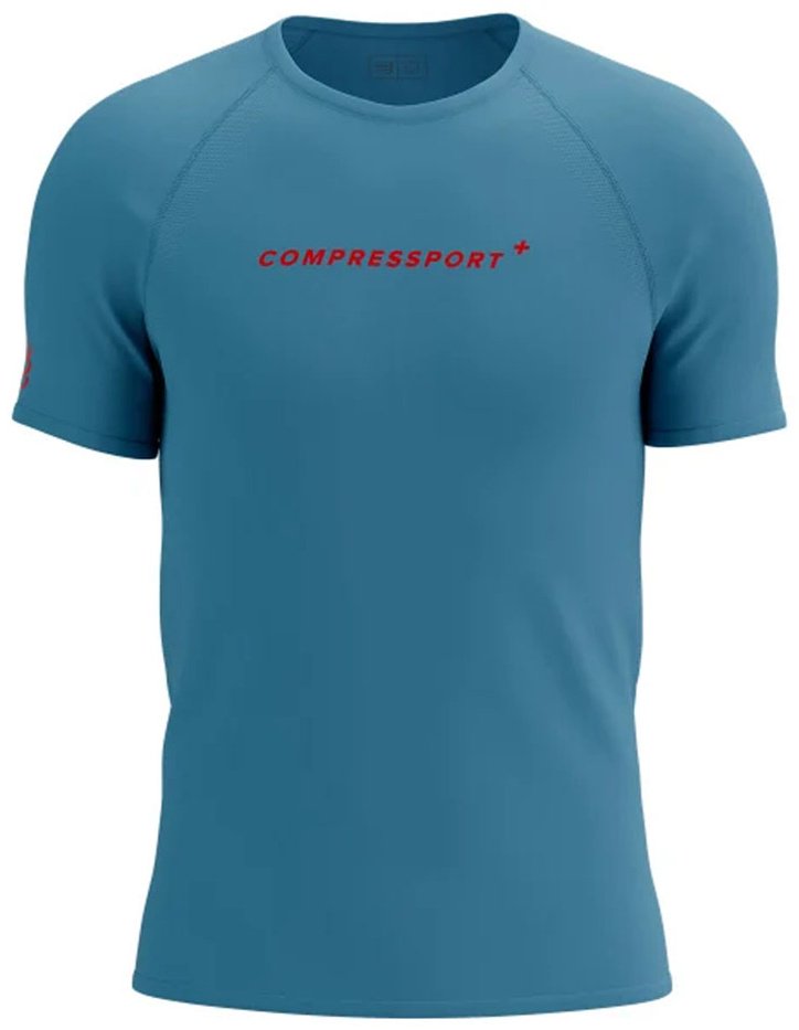 Футболка Compressport синий купить,NaN