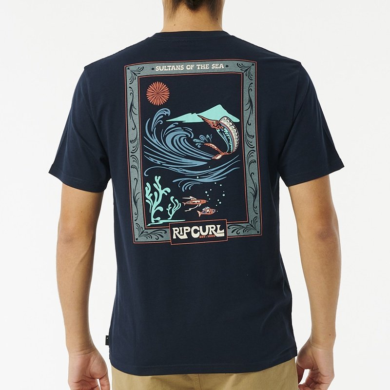 Футболка Rip Curl синий купить,NaN