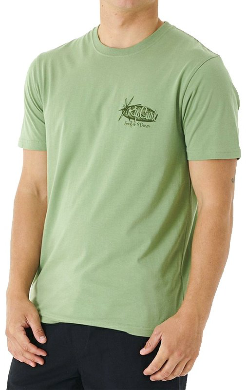 Футболка Rip Curl зеленый купить,NaN