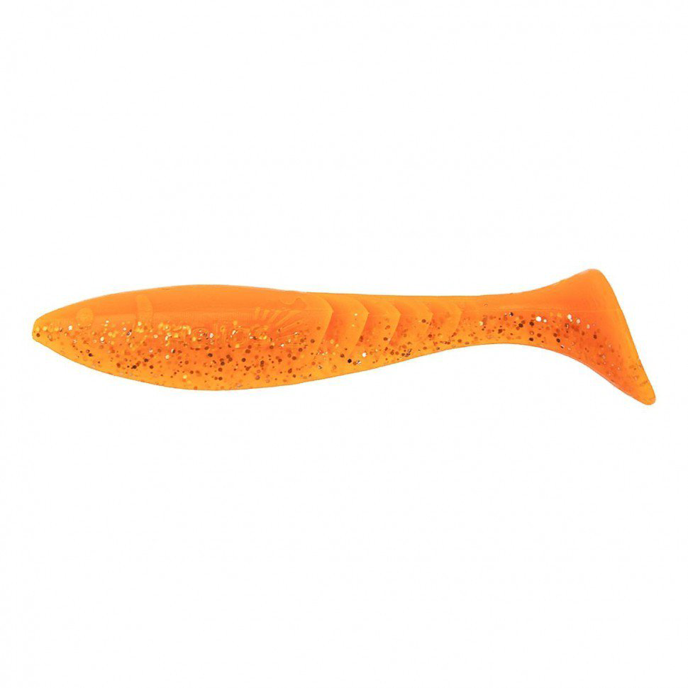 Виброхвост Helios Slash 67мм Orange & Sparkles HS-19-022 купить,NaN