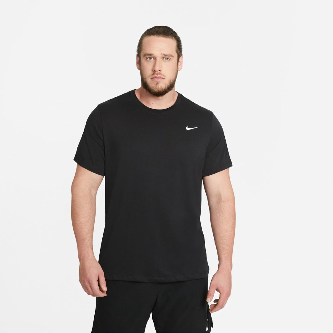 Футболка Nike M NK DRY TEE DFC CREW SOLID черный купить,NaN