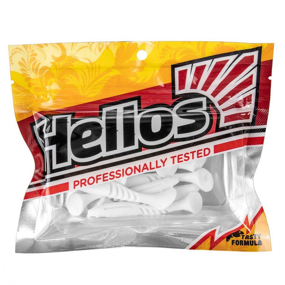 Виброхвост Helios Slash 67мм White HS-19-001 купить,NaN