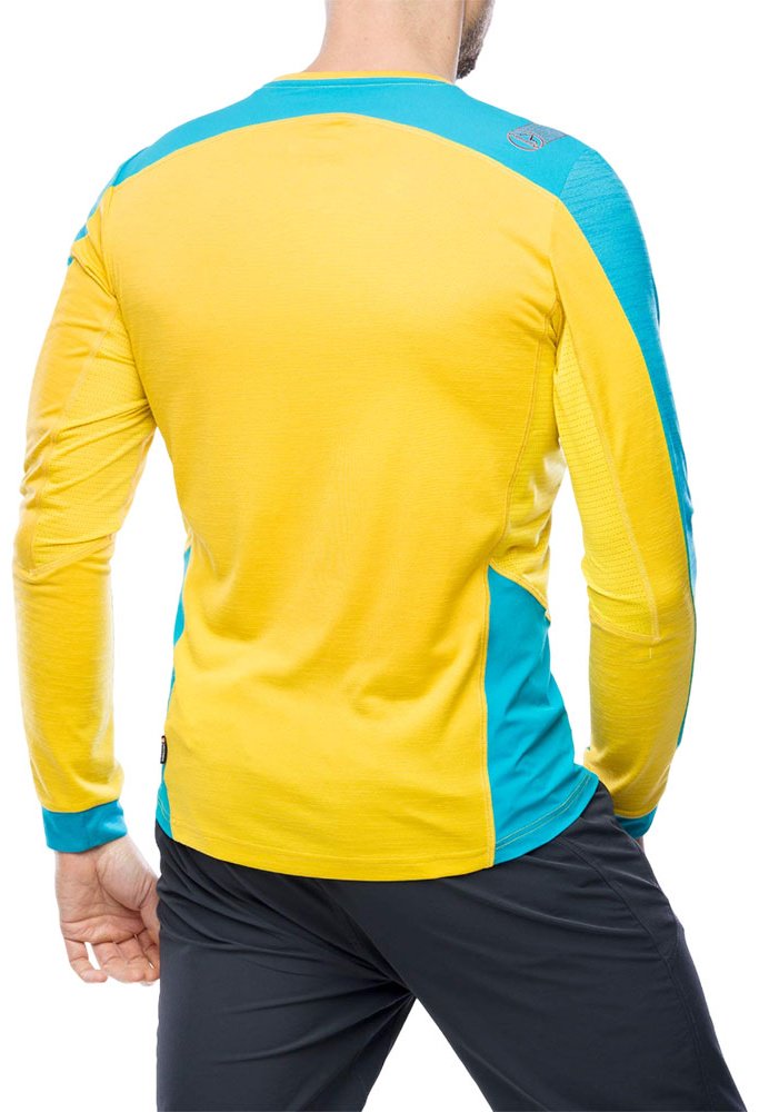 Лонгслив La Sportiva желтый купить,NaN