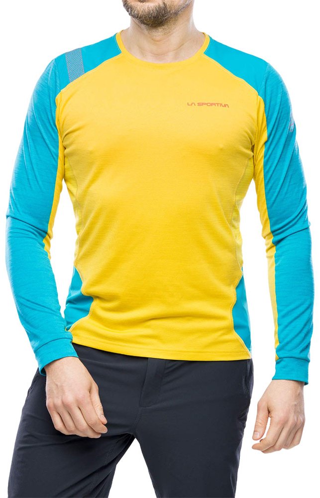 Лонгслив La Sportiva желтый купить,NaN