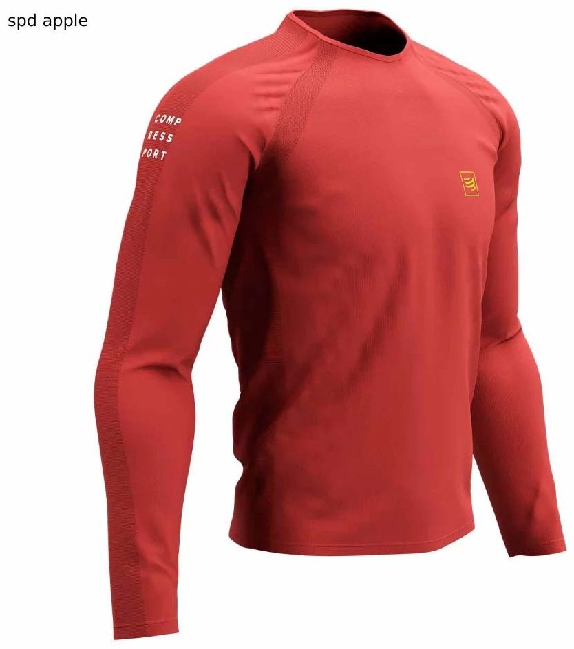 Лонгслив Compressport оранжевый купить,NaN