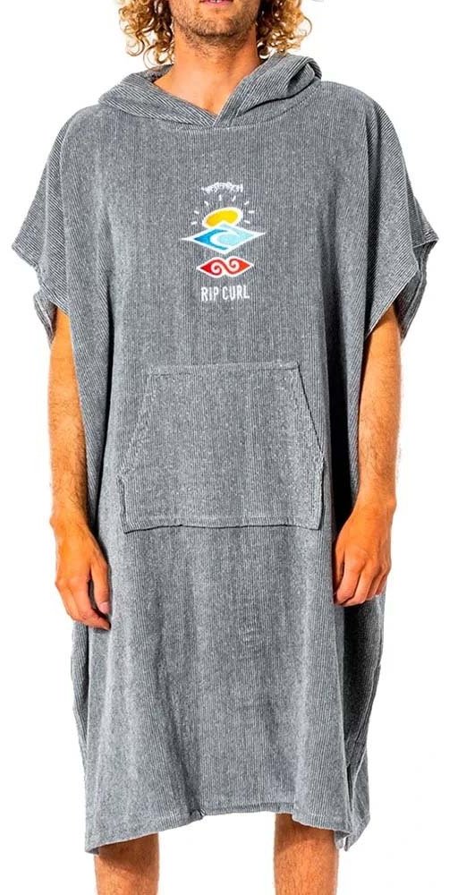 Хлопковый халат Rip Curl серый купить,NaN