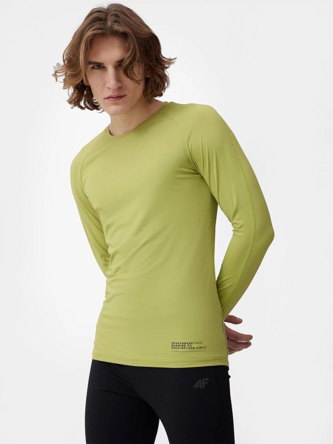 Лонгслив 4F зеленый купить,NaN