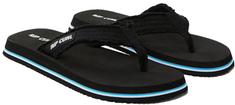 Шлепанцы Rip Curl голубой, черный купить,NaN