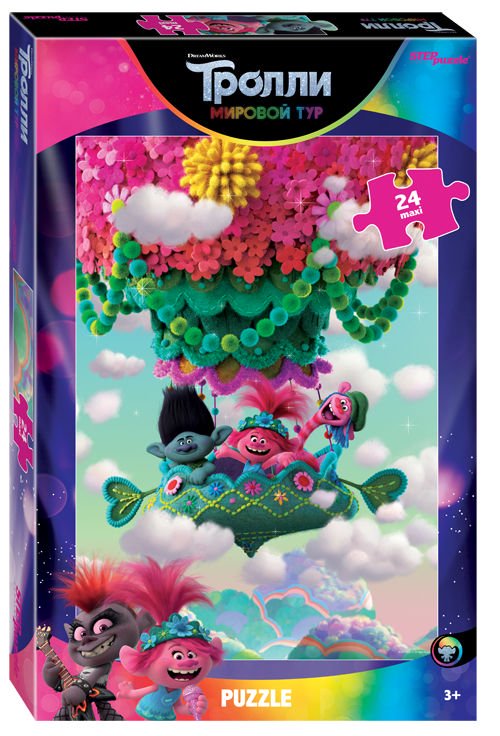 Пазл Step Puzzle Trolls 2 maxi 24 купить,NaN