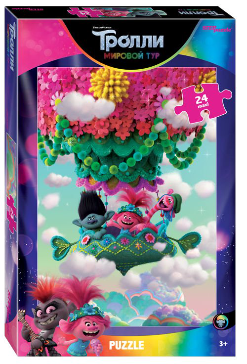 Пазл Step Puzzle Trolls 2 maxi 24 купить,NaN