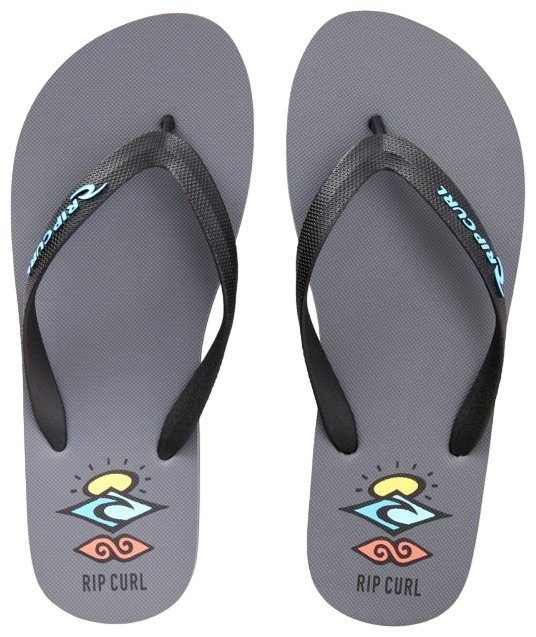 Шлепанцы Rip Curl серый купить,NaN