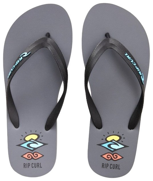 Шлепанцы Rip Curl серый купить,NaN