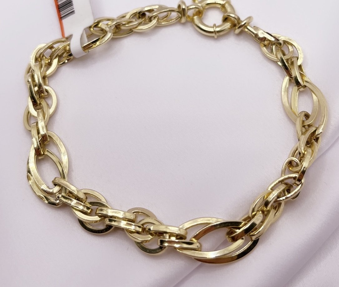 Браслет Timuchin Gold LA1986/199 длина 20 см, вес 6.52 г золото, плетение отсутствует