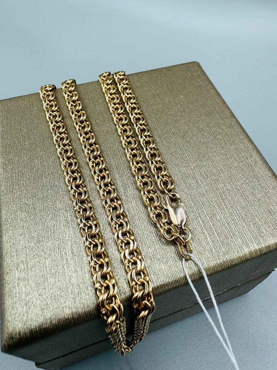 Цепь Raia Gold 00010253 длина 55 см, вес 6.12 г золото, плетение бисмарк купить,NaN