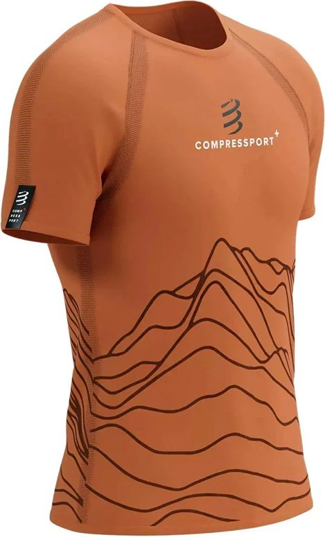 Футболка Compressport оранжевый купить,NaN