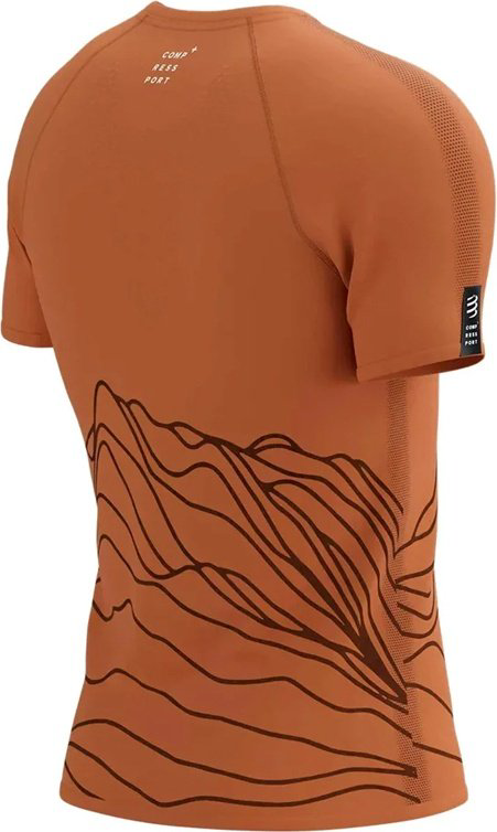 Футболка Compressport оранжевый купить,NaN
