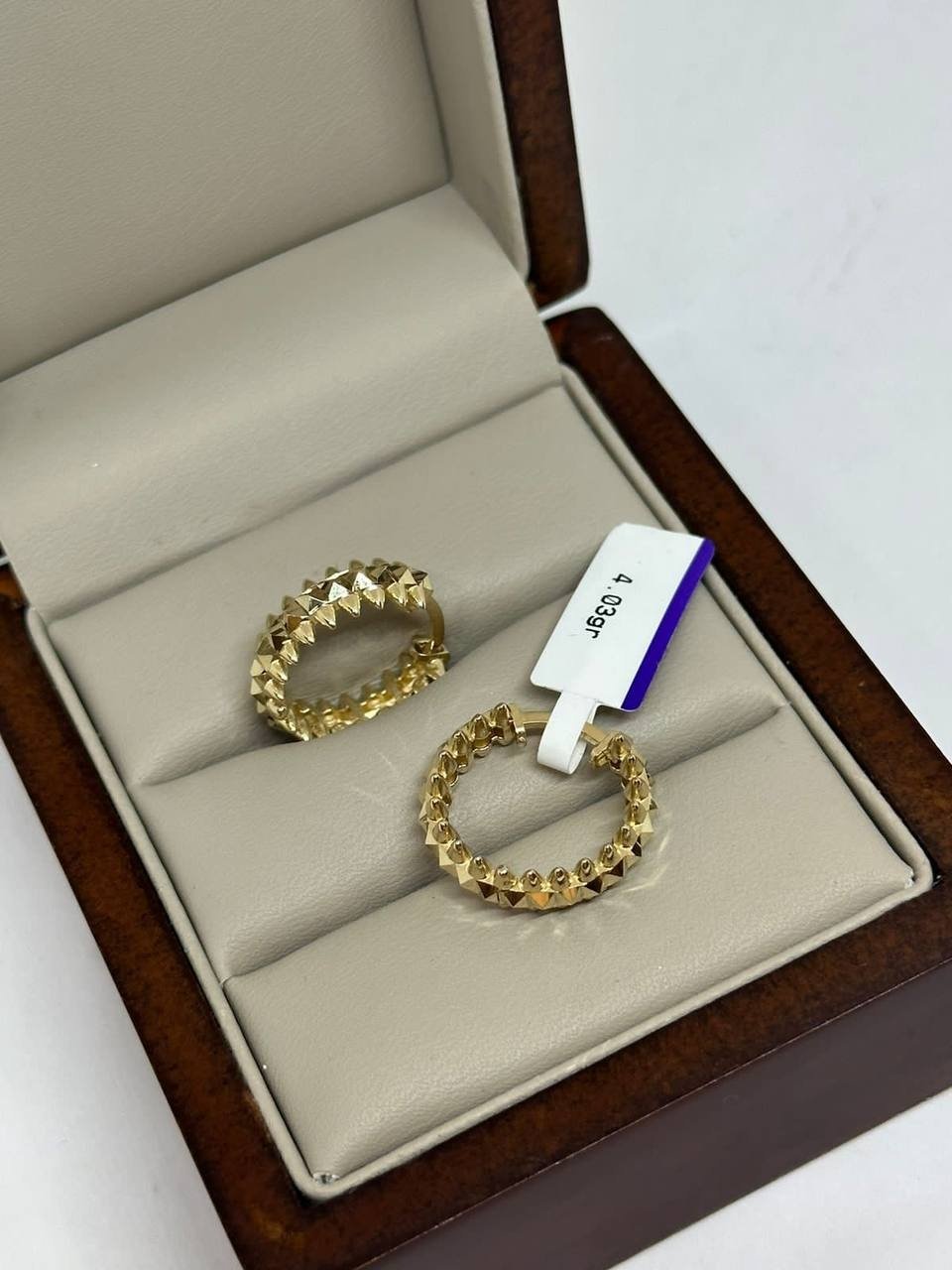 Серьги Italy Exclusive 861583 вес 4.03 г золото, без вставок купить,NaN