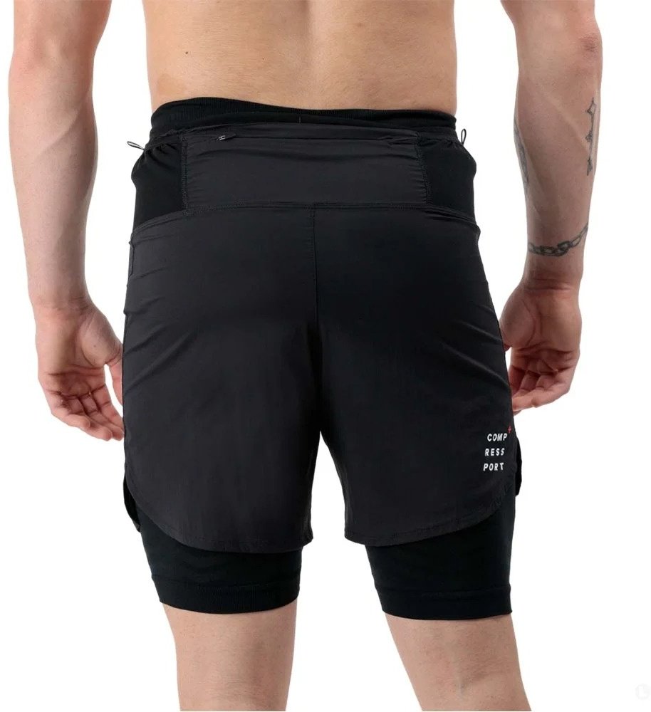 Спортивные шорты Compressport черный
