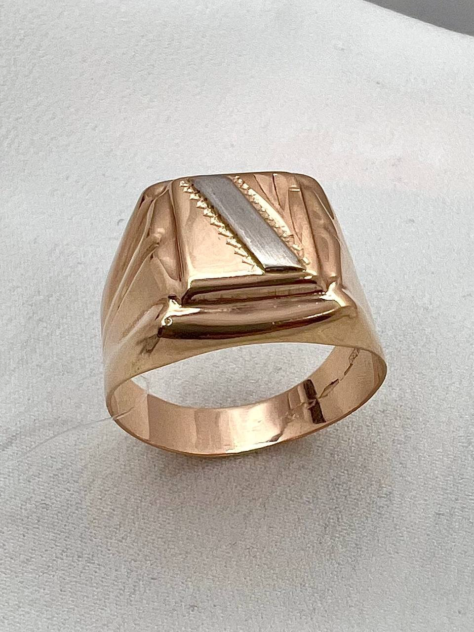Кольцо Raia Gold 0971 размер 21 вес 3.93 г золото, без вставок купить,NaN