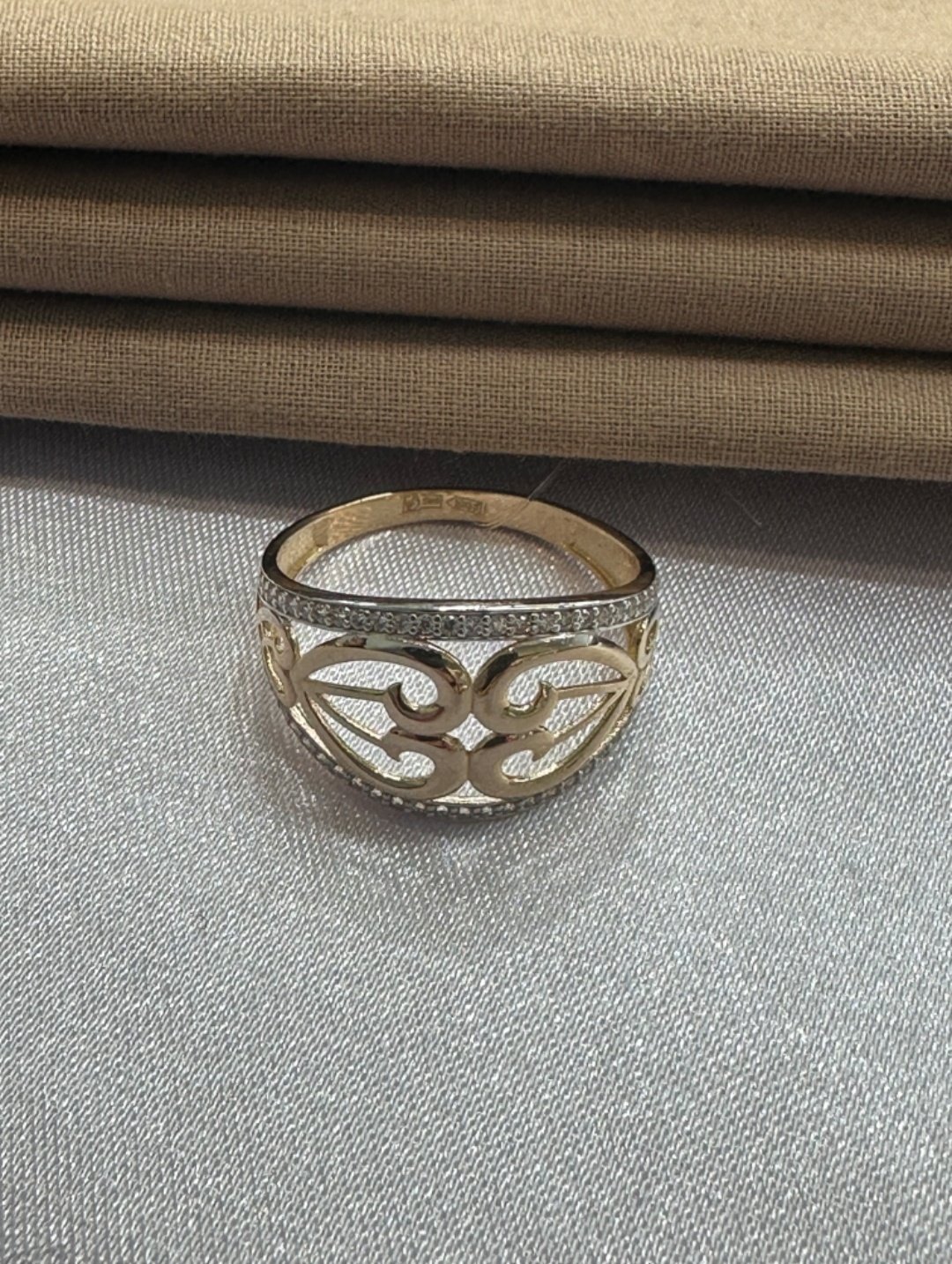 Кольцо Diana Collection 859014 размер 19.5 вес 2.5 г золото, фианит купить,NaN