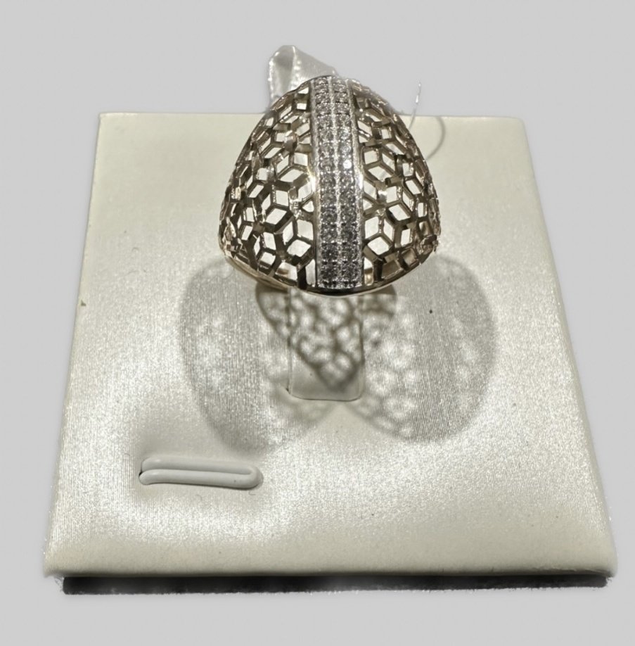 Кольцо Diamond 23415677 размер 19.5 вес 3.04 г золото, фианит купить,NaN